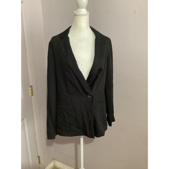 Topshop NWOT Black Basic Blazer - Picture 1 of 6